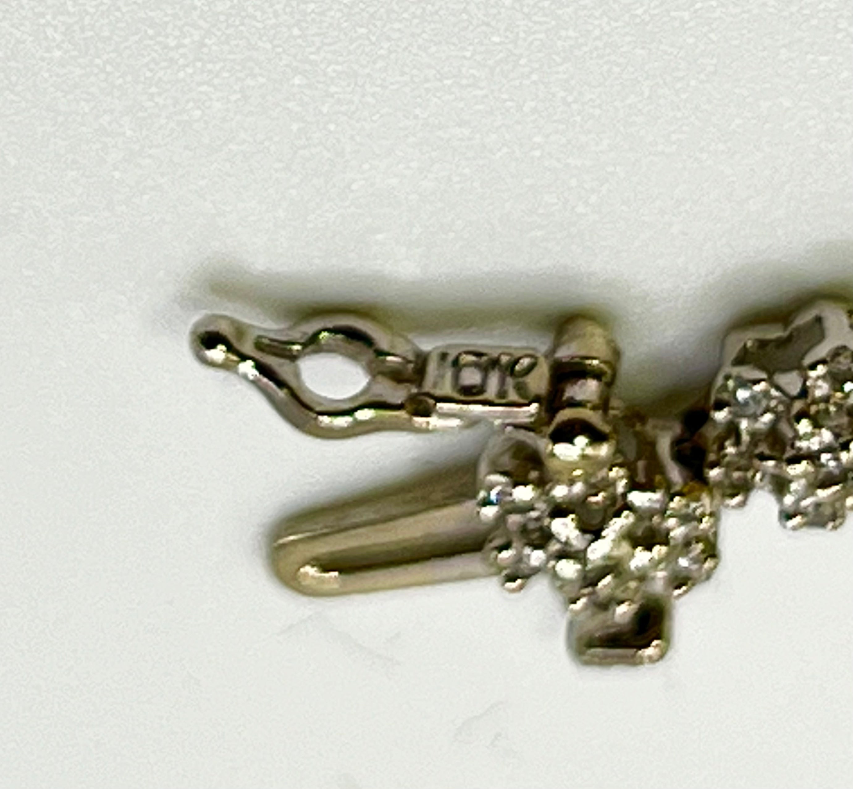 Natural Diamonds bracelet gold 10k - diamonds clubs llc