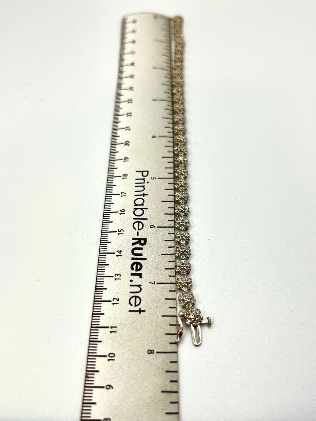 Natural Diamonds bracelet gold 10k - diamonds clubs llc