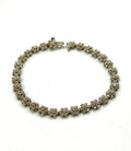 Natural Diamonds bracelet gold 10k - diamonds clubs llc