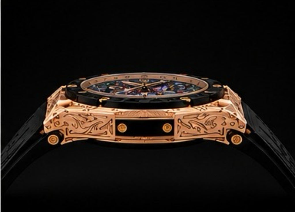 Franck Dubarry Fileteado GMT REV-05-01 18K Rose Gold 43mm Automatic Swiss Watch