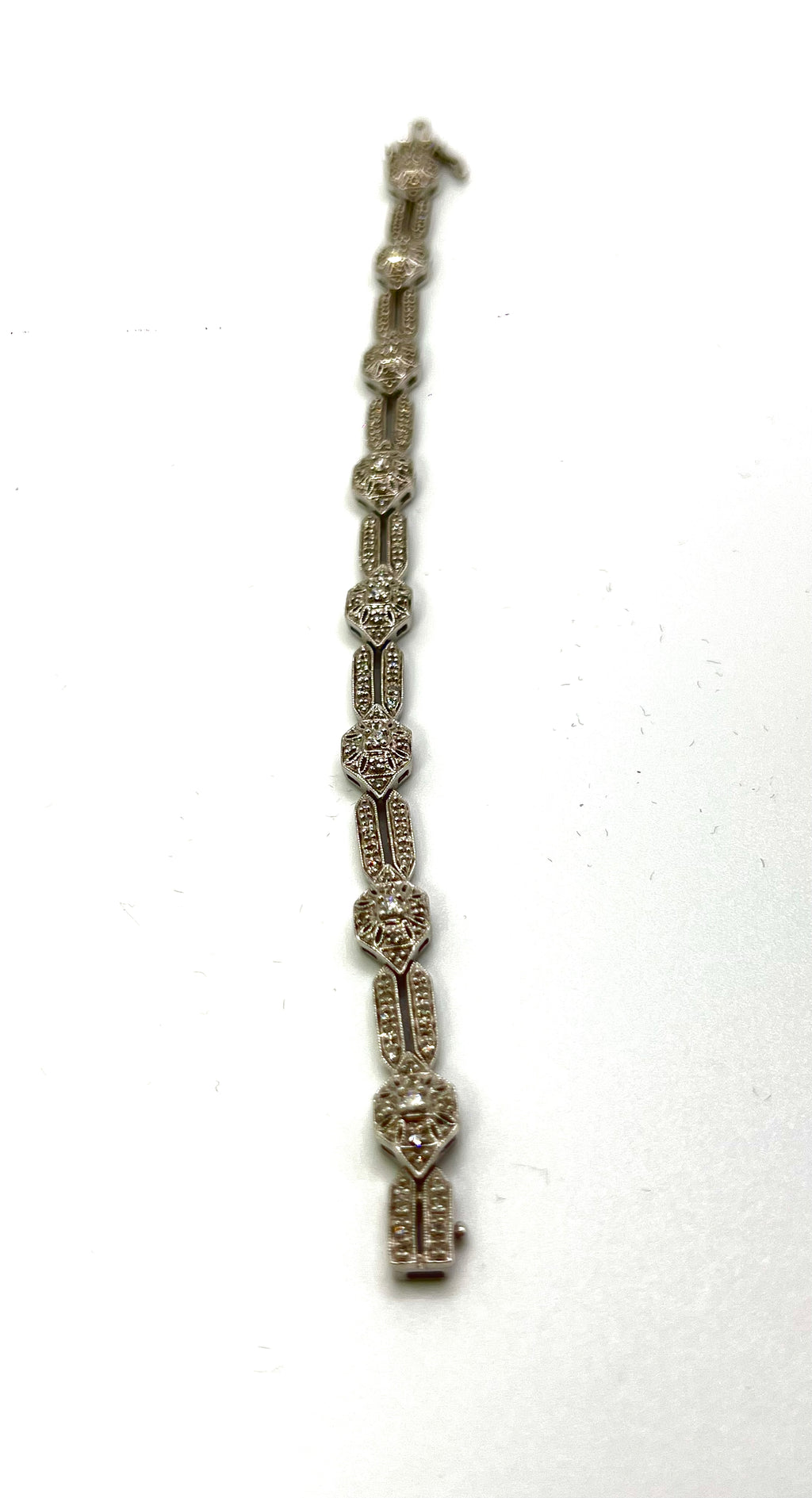 Natural diamonds 3.5 carat bracelet white gold 10k $5950 - diamonds clubs llc