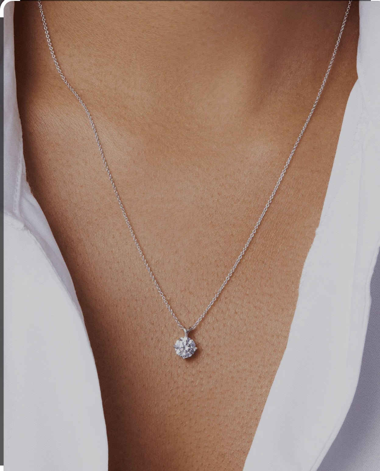 2 carat diamond pendent - diamonds clubs llc