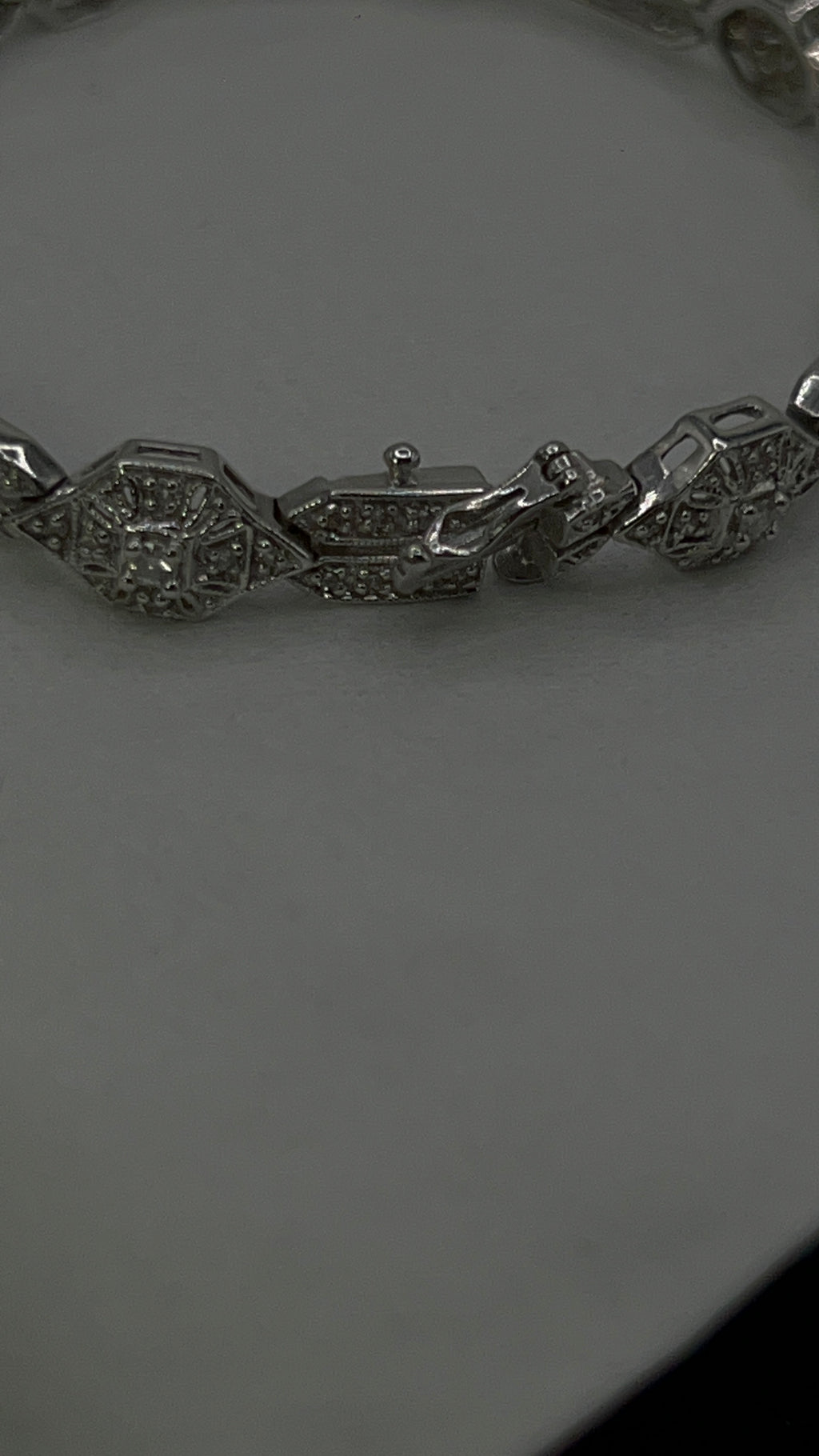Natural diamonds 3.5 carat bracelet white gold 10k $5950 - diamonds clubs llc