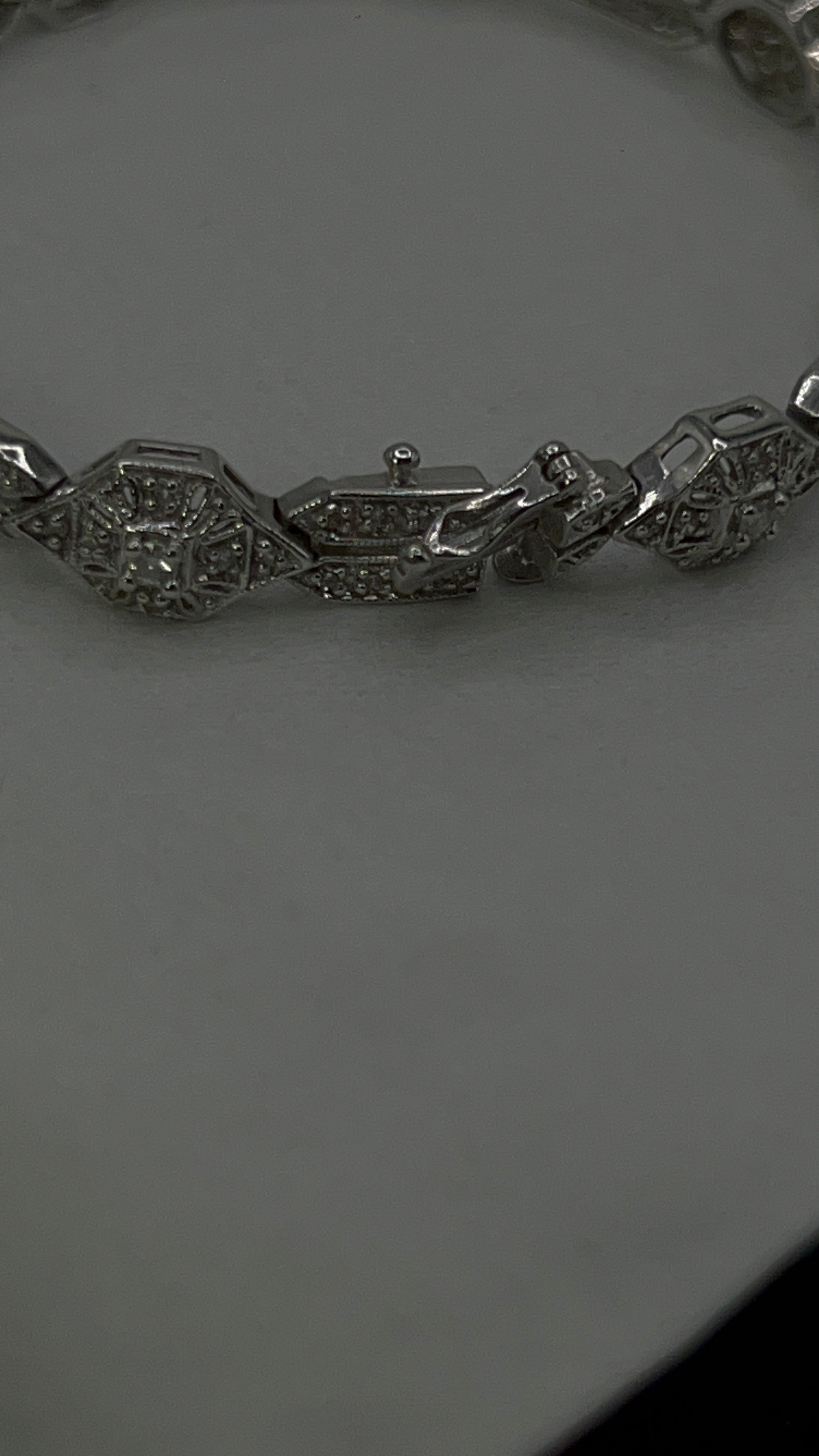 Natural diamonds 3.5 carat bracelet white gold 10k $5950 - diamonds clubs llc