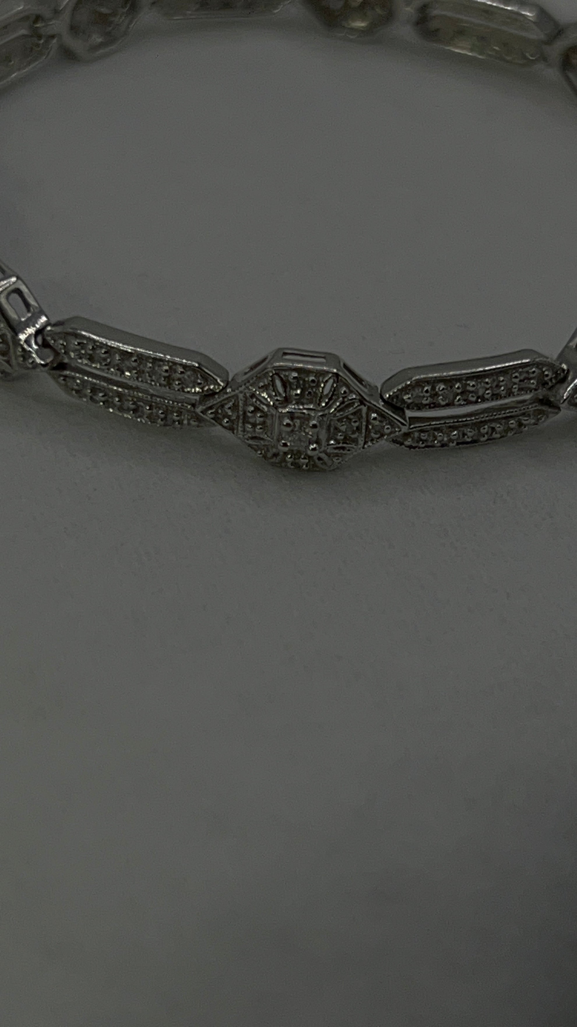 Natural diamonds 3.5 carat bracelet white gold 10k $5950 - diamonds clubs llc
