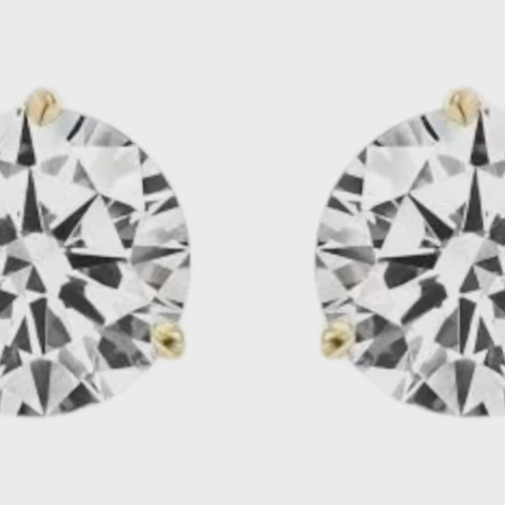 4 Carat Diamonds Stud Earring E Color vvs lab grown diamond 🔥$9999 🗣️70% off 🤩 $1999 now