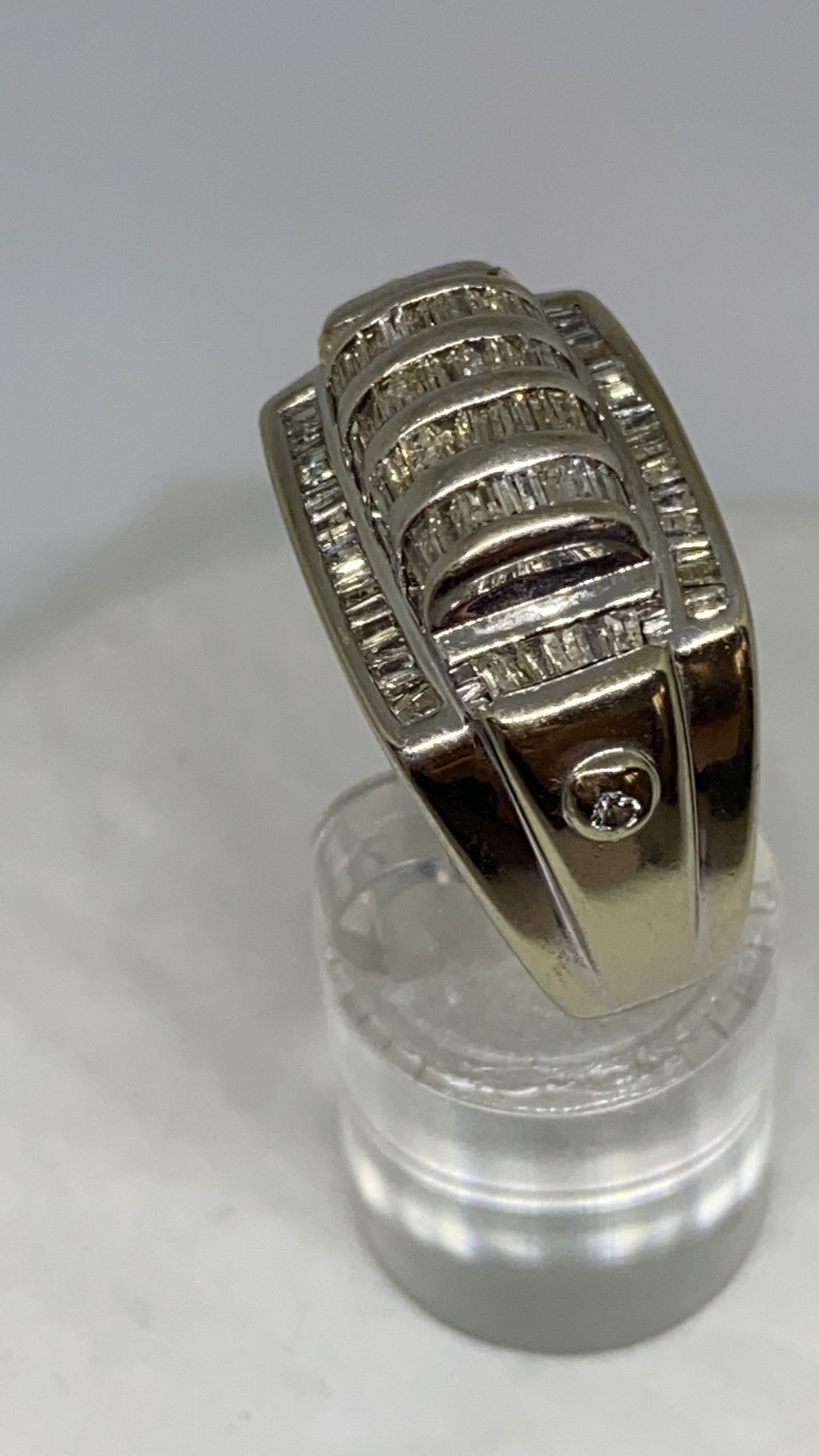 Real diamonds ring vintage 14k solid gold 4 carat - diamonds clubs llc