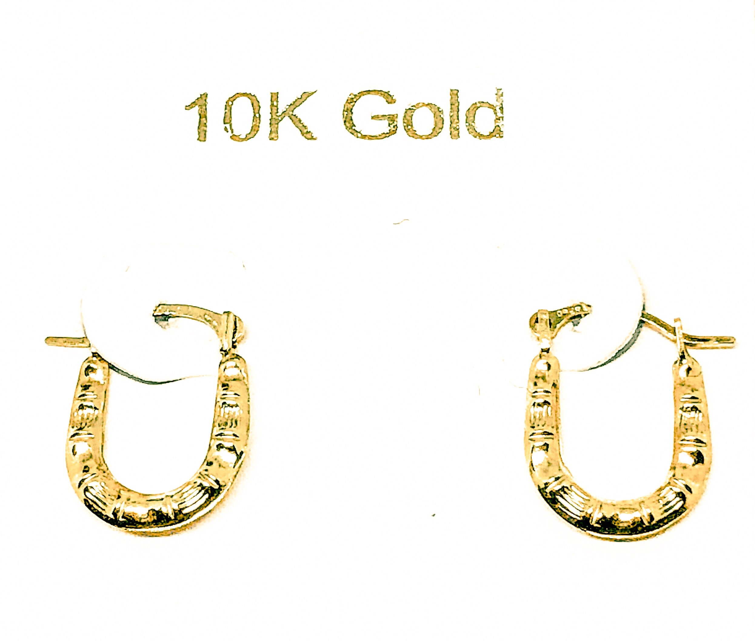 Earring 10k fine gold $39 only worth$399 - diamonds clubs llc
