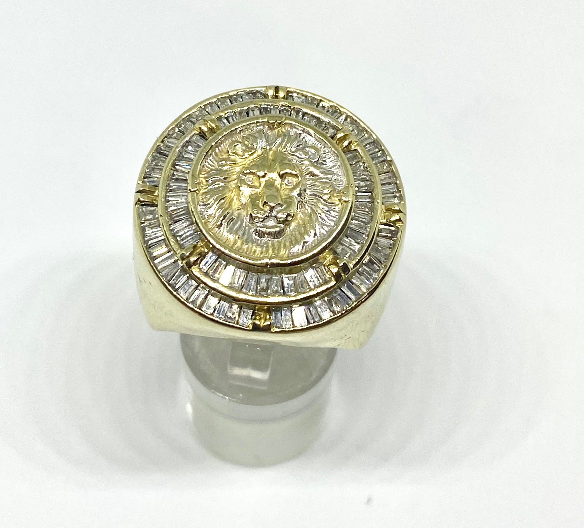 Real diamonds men ring solid gold 10k - diamonds clubs llc