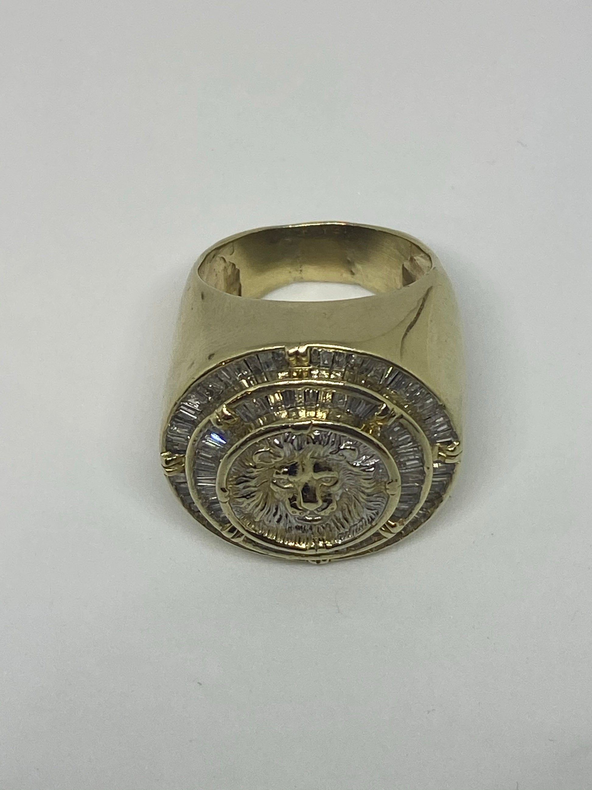 Real diamonds men ring solid gold 10k - diamonds clubs llc