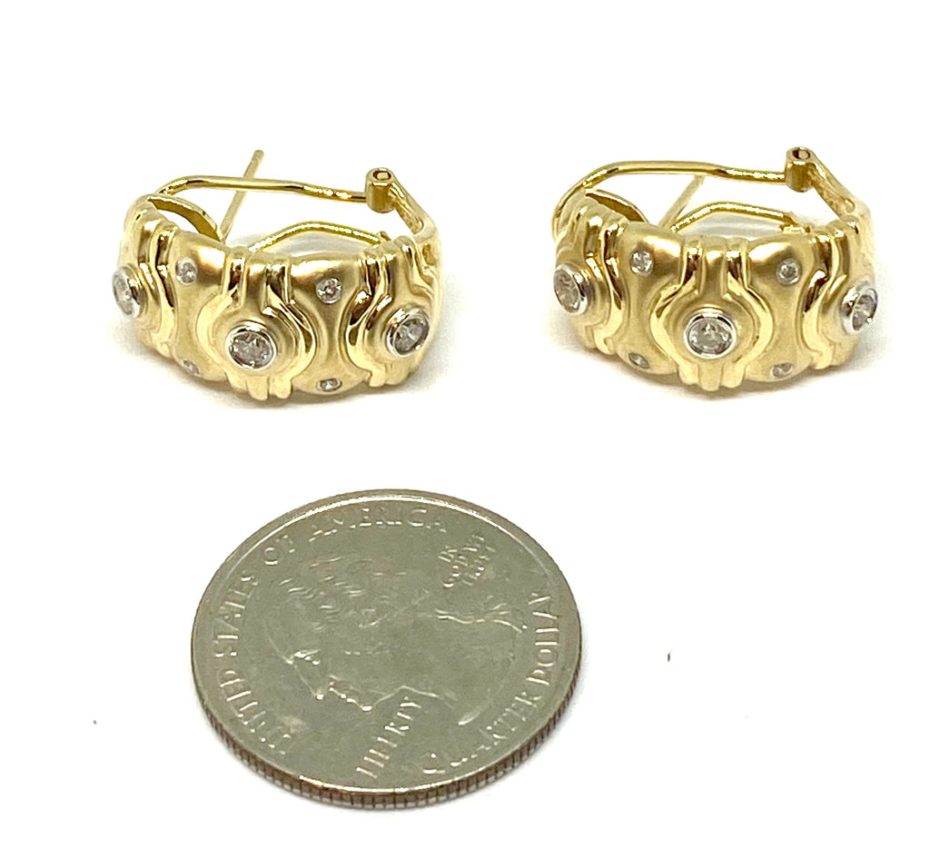 Earring real diamonds 1.25 carat vs clarity g color $4980 - diamonds clubs llc