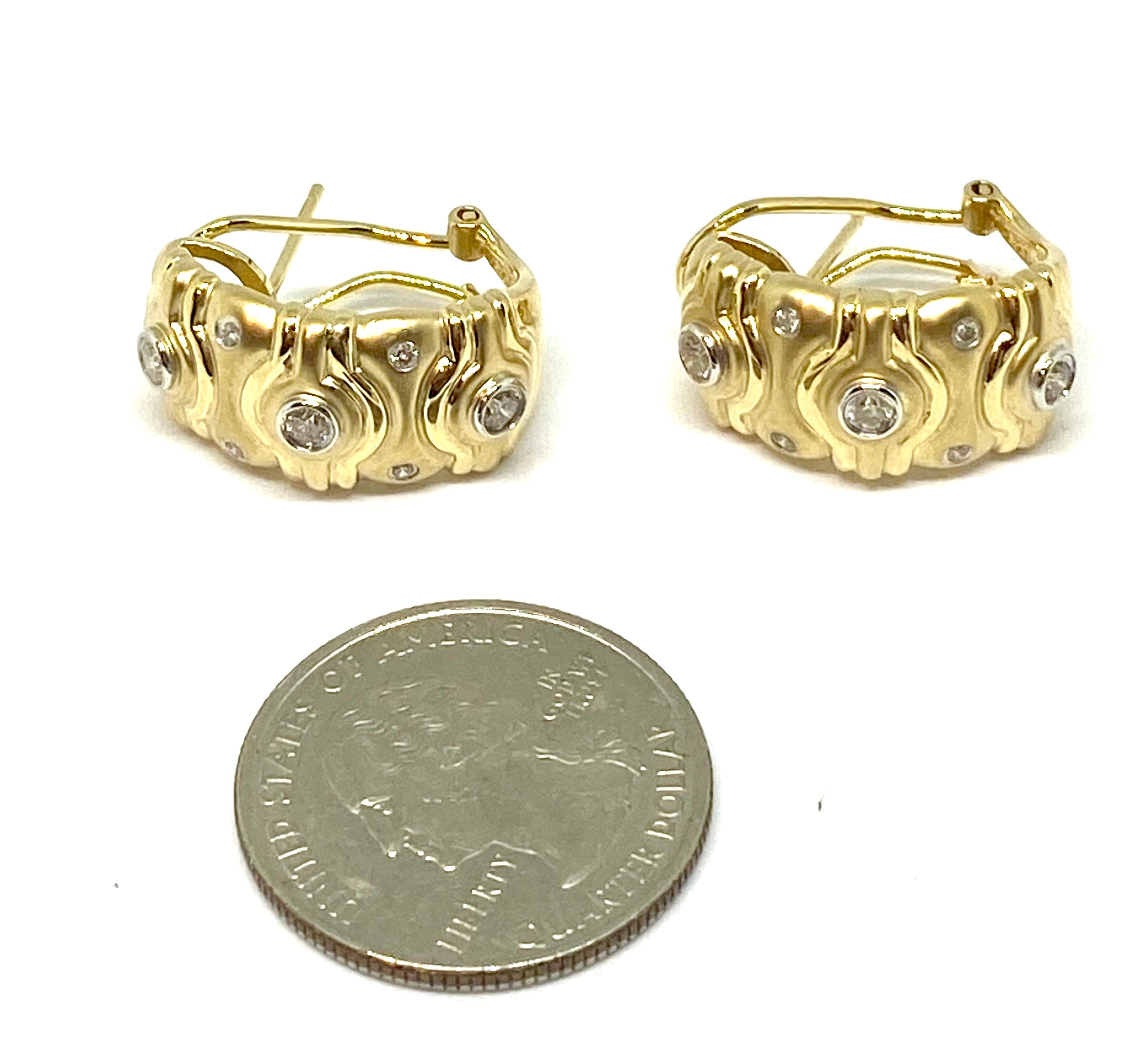 Earring real diamonds 1.25 carat vs clarity g color $4980 - diamonds clubs llc