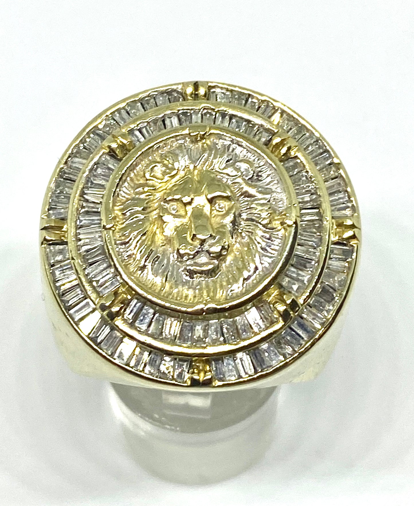 Real diamonds men ring solid gold 10k - diamonds clubs llc