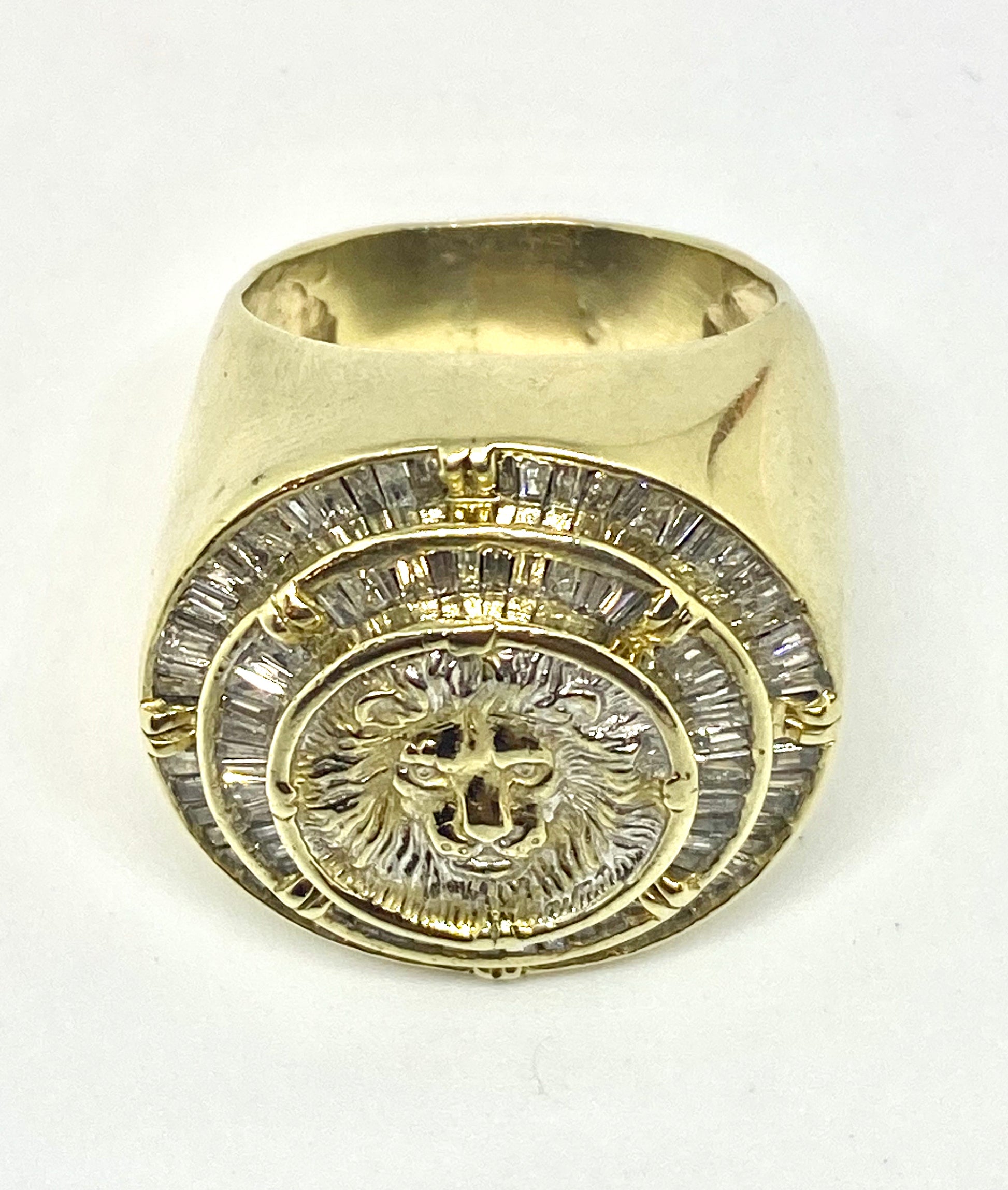 Real diamonds men ring solid gold 10k - diamonds clubs llc