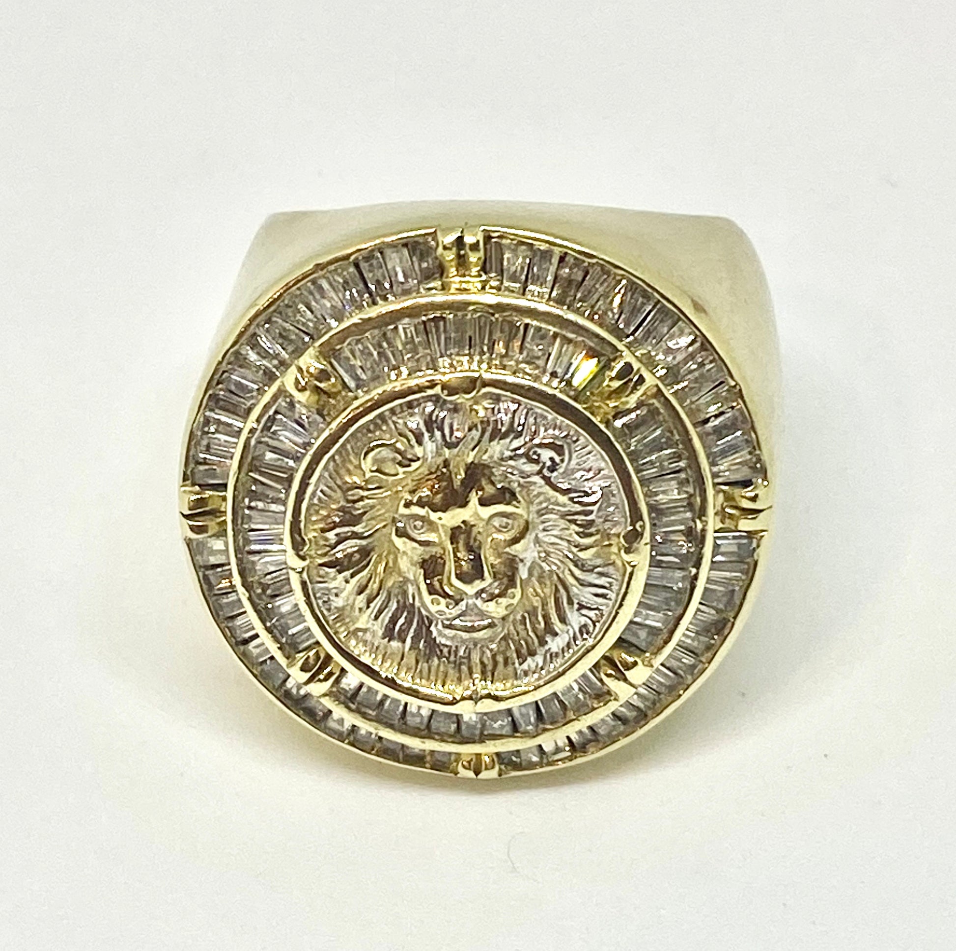 Real diamonds men ring solid gold 10k - diamonds clubs llc