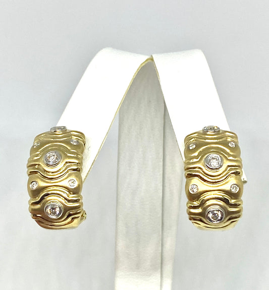 Earring real diamonds 1.25 carat vs clarity g color $4980 - diamonds clubs llc