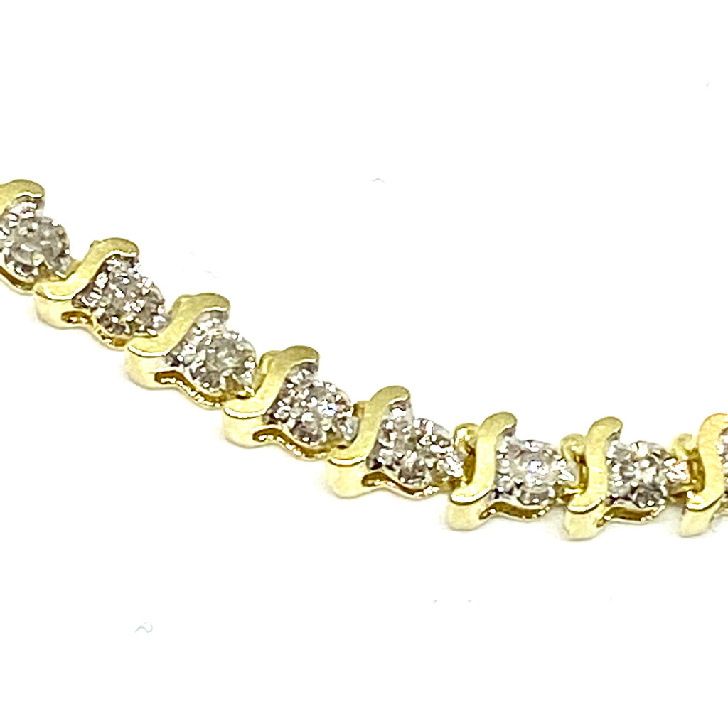 Diamond tennis bracelet 2 carat diamond - diamonds clubs llc