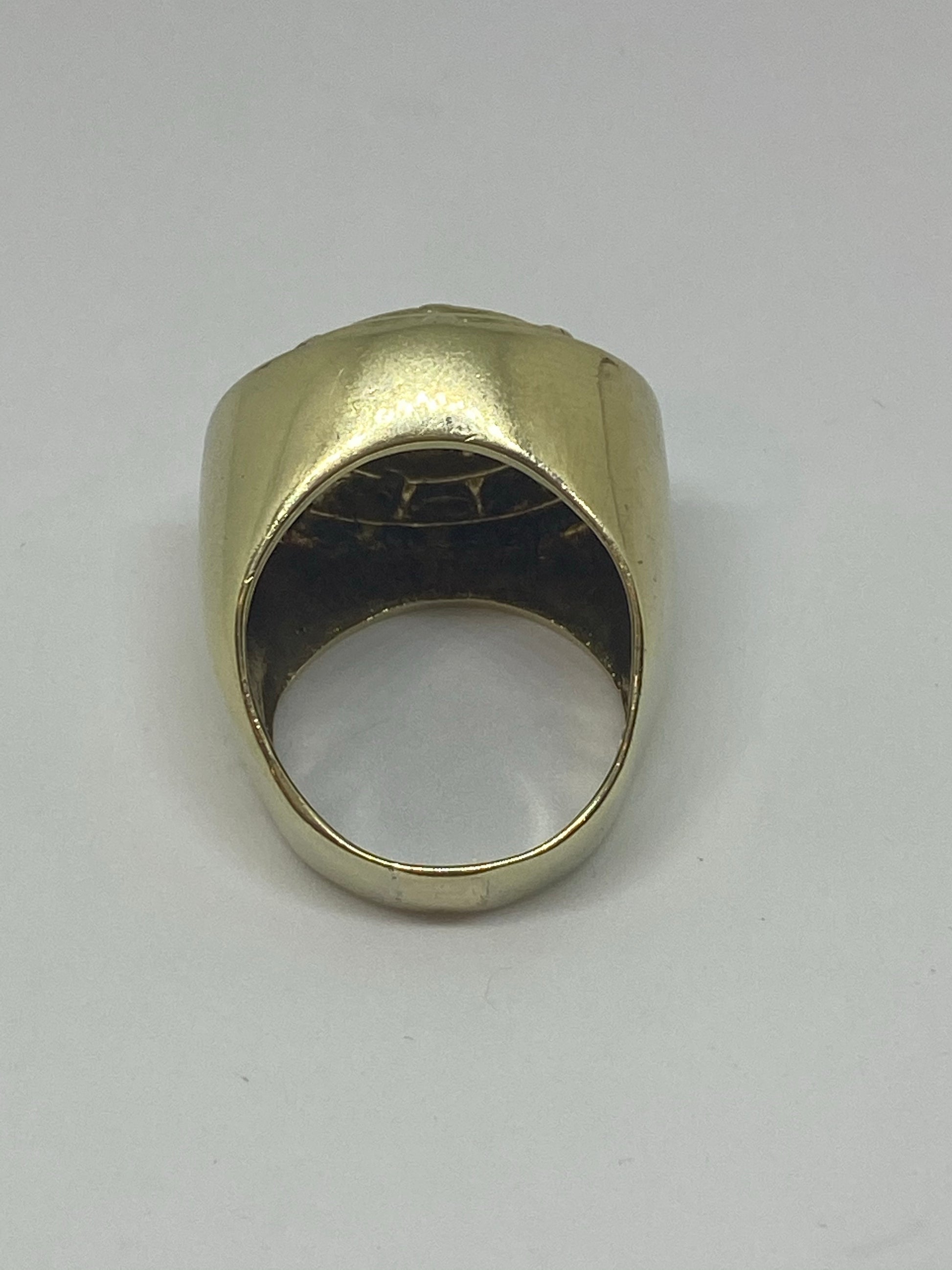Real diamonds men ring solid gold 10k - diamonds clubs llc