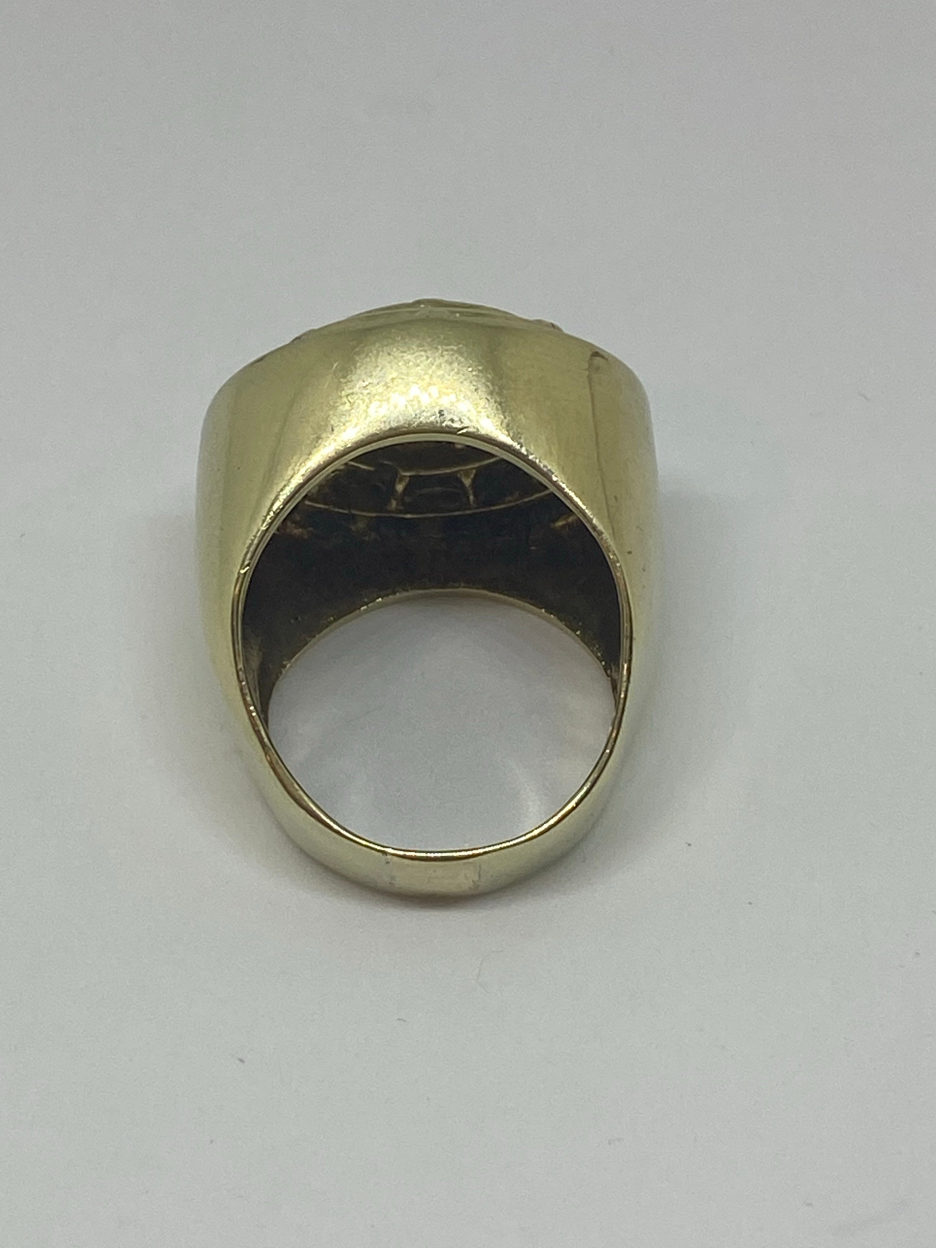 Real diamonds men ring solid gold 10k - diamonds clubs llc