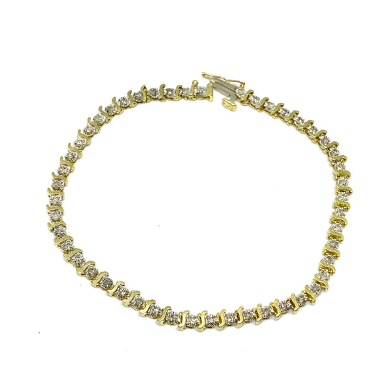 Diamond tennis bracelet 2 carat diamond - diamonds clubs llc