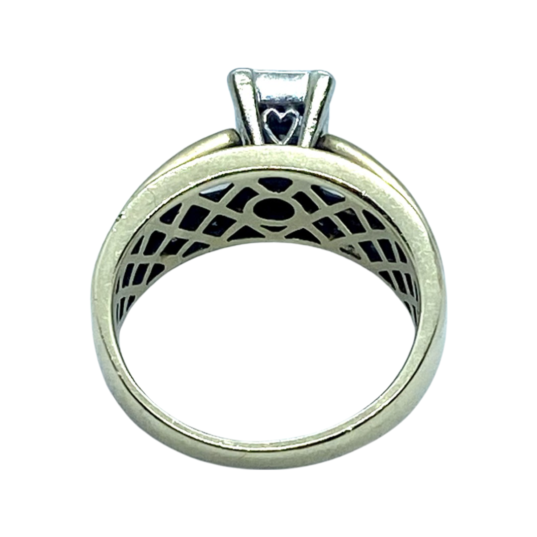 2 carats diamonds ring solid gold 10k - diamonds clubs llc