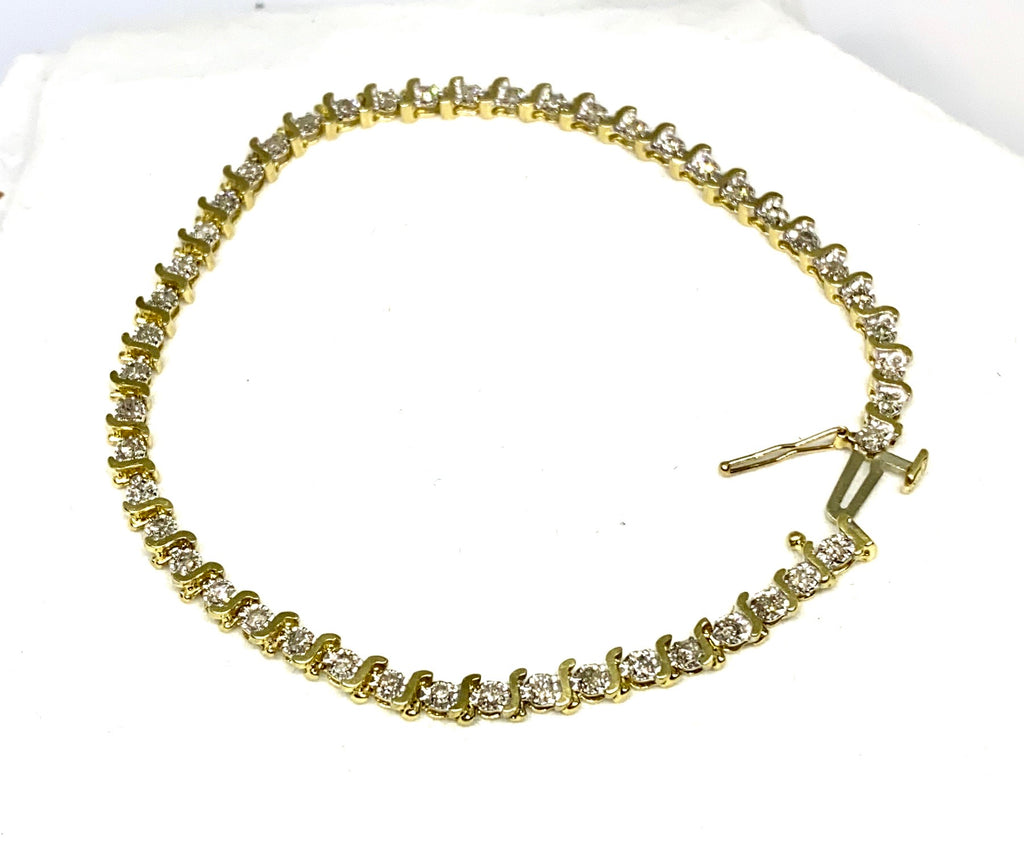 Diamond tennis bracelet 2 carat diamond - diamonds clubs llc