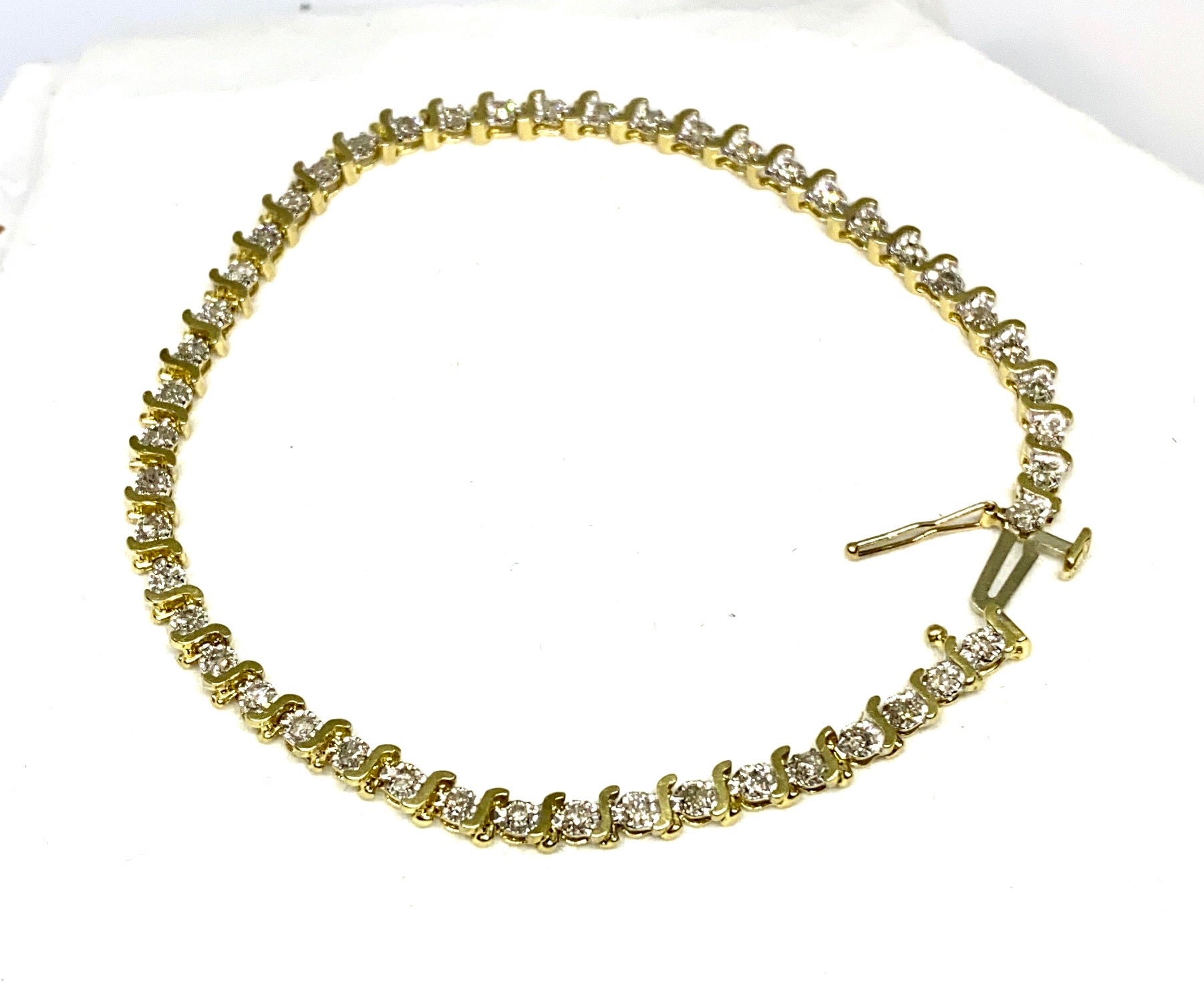 Diamond tennis bracelet 2 carat diamond - diamonds clubs llc