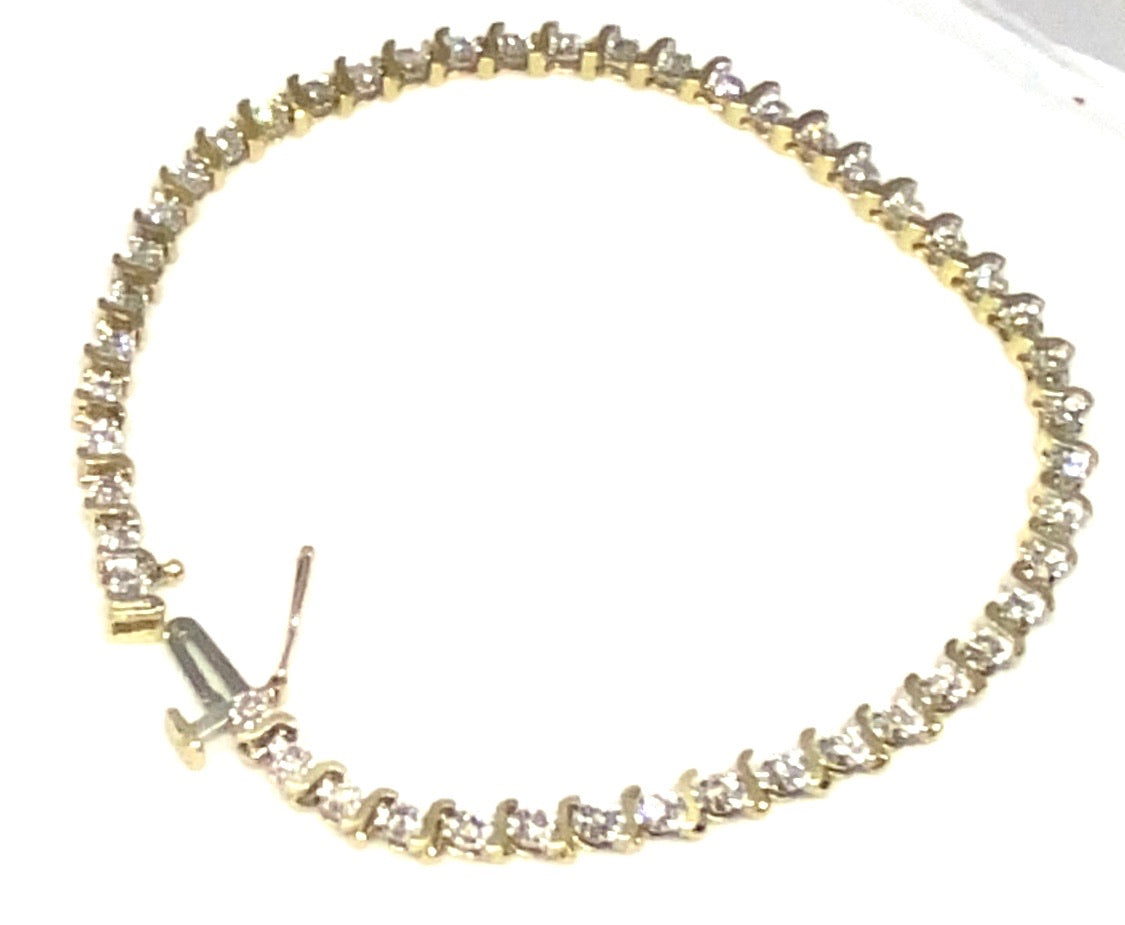 Diamond tennis bracelet 2 carat diamond - diamonds clubs llc