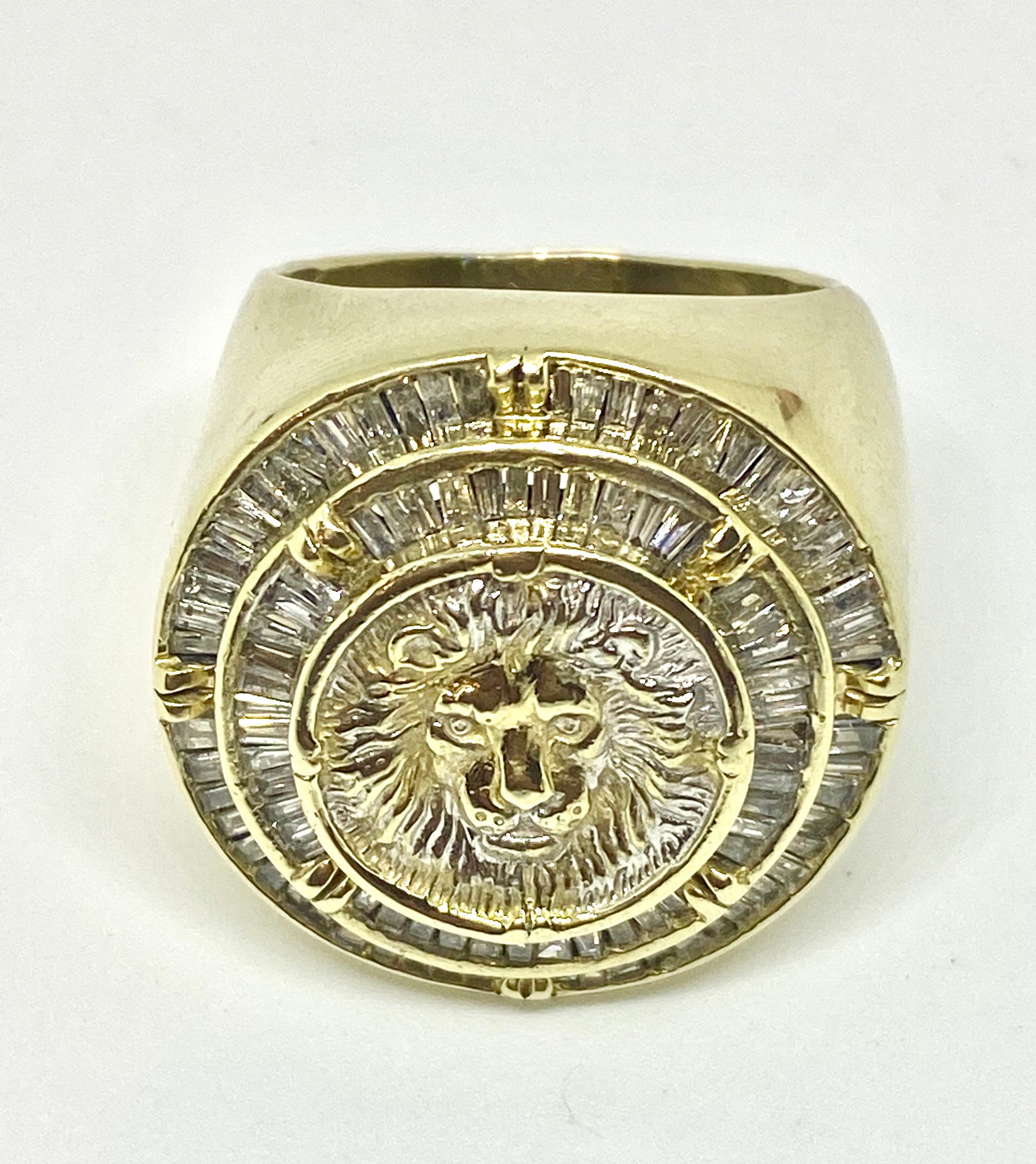 Real diamonds men ring solid gold 10k - diamonds clubs llc
