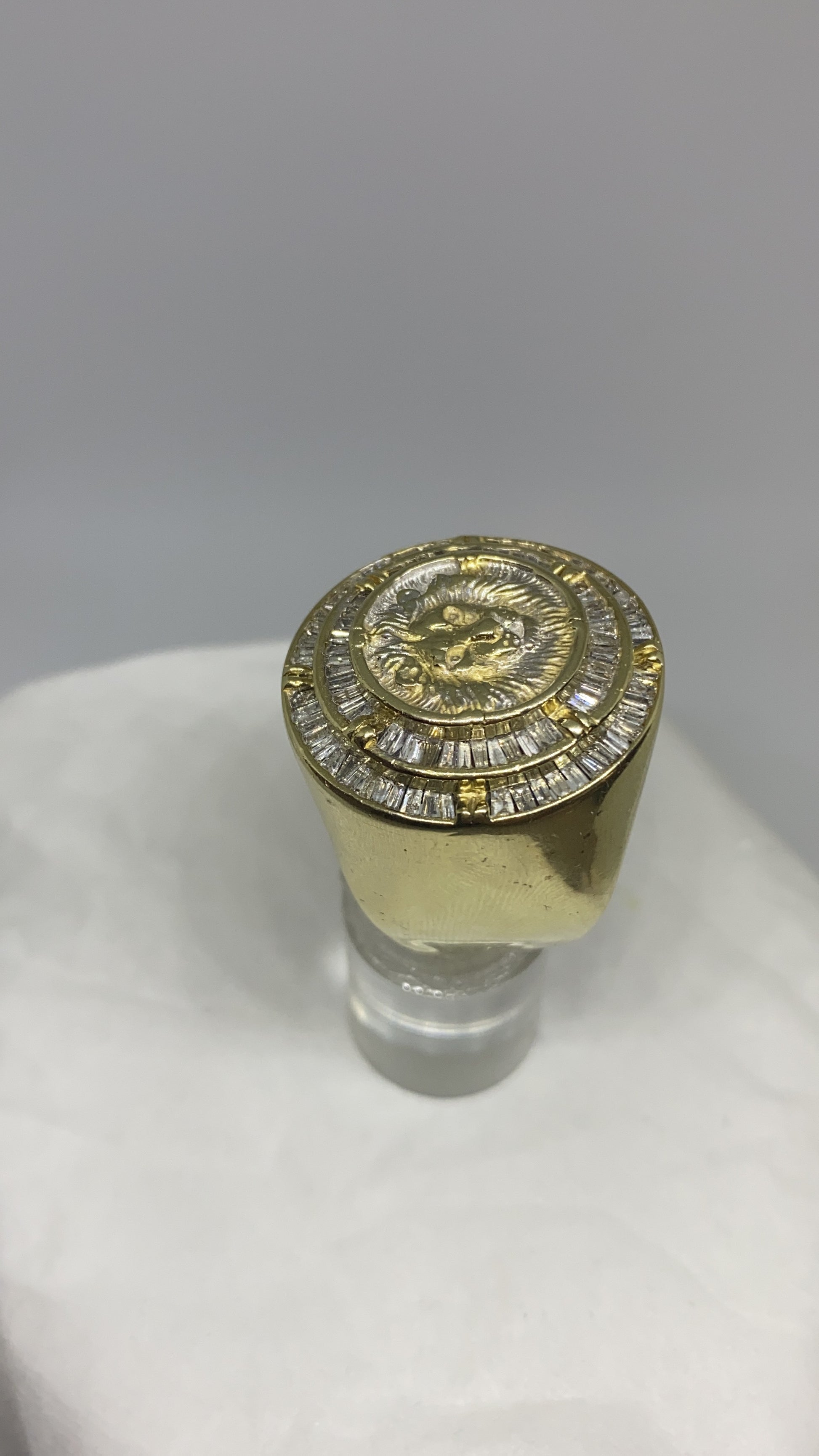 Real diamonds men ring solid gold 10k - diamonds clubs llc