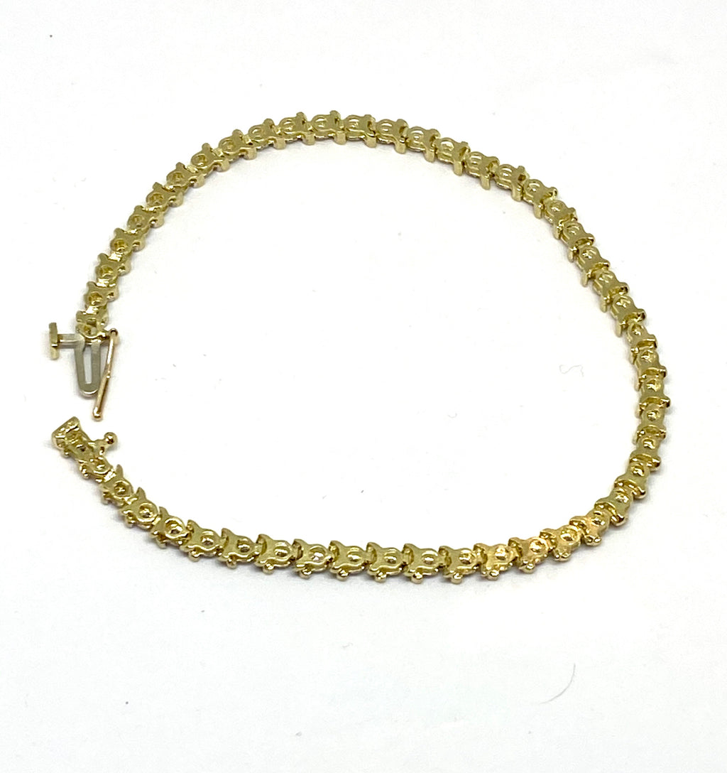 Diamond tennis bracelet 2 carat diamond - diamonds clubs llc
