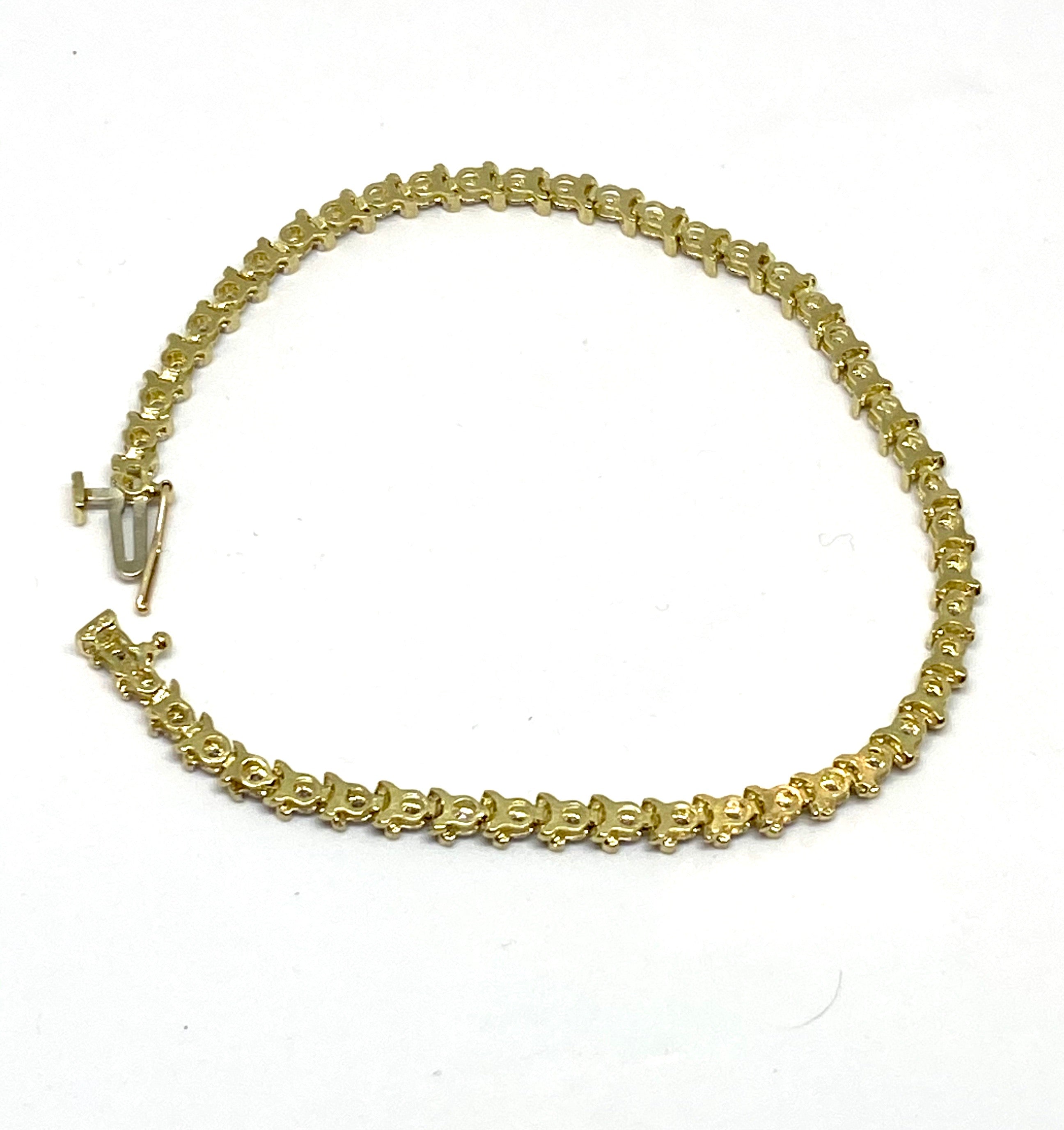 Diamond tennis bracelet 2 carat diamond - diamonds clubs llc