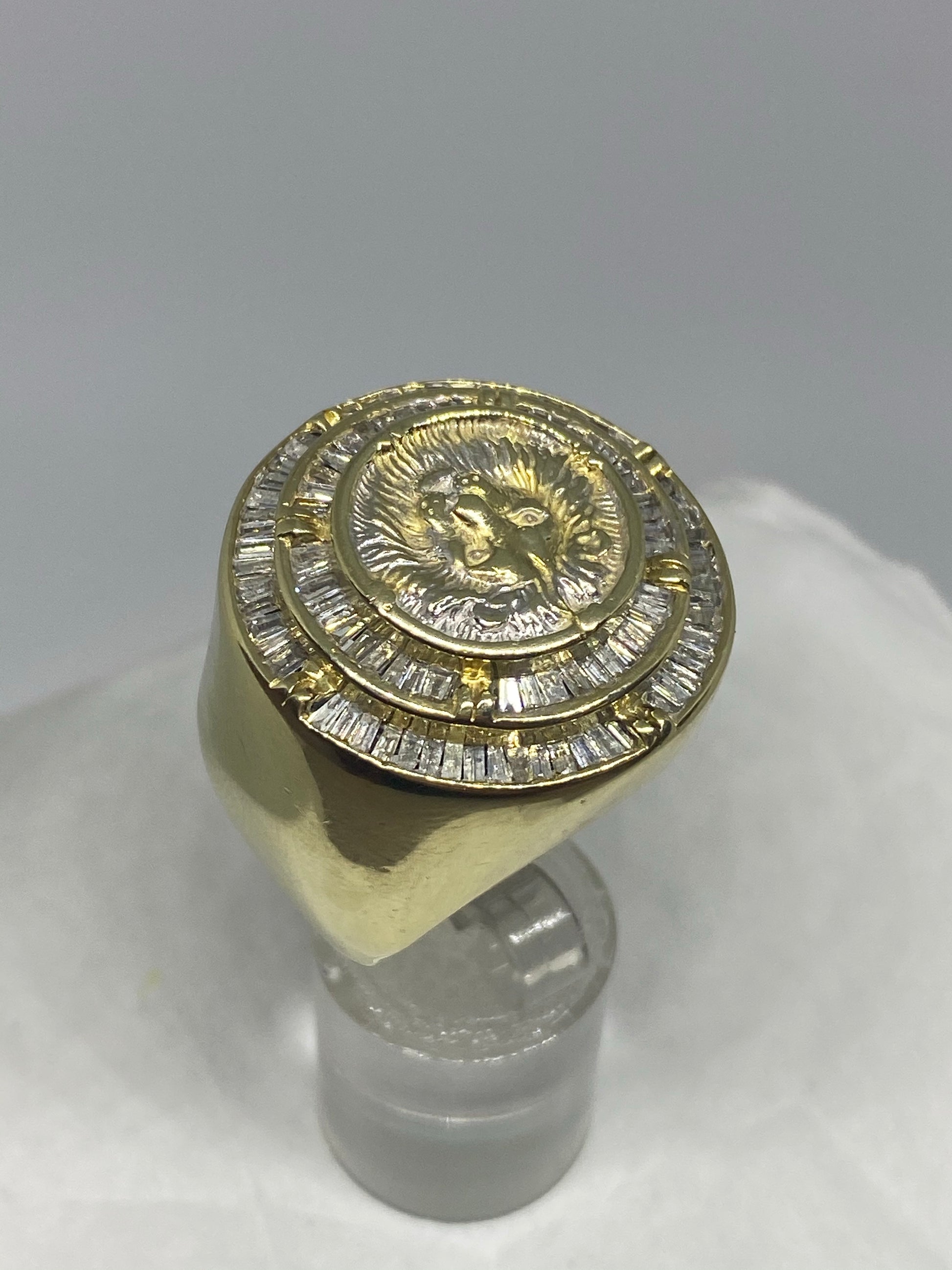 Real diamonds men ring solid gold 10k - diamonds clubs llc